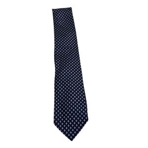 MICHAEL MK Silk Navy/Purple Tie